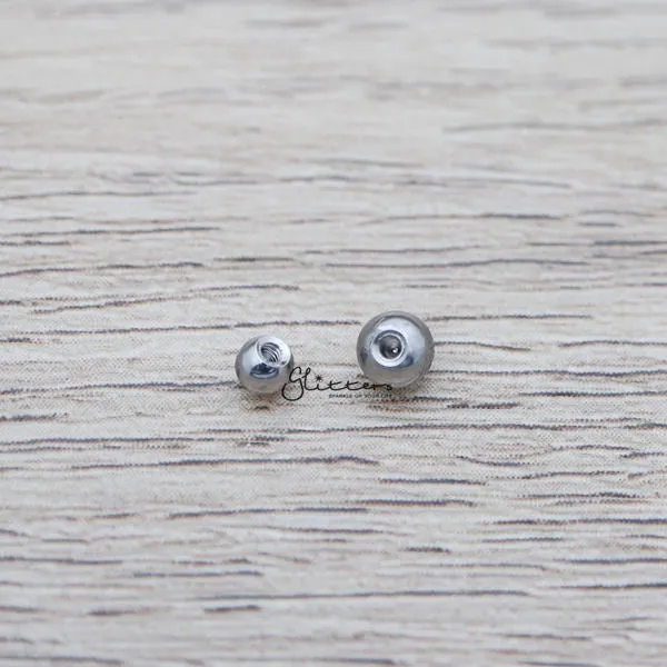 16GA 316L Surgical Stainless Steel Threaded 3mm and 4mm Balls