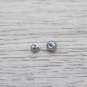 16GA 316L Surgical Stainless Steel Threaded 3mm and 4mm Balls