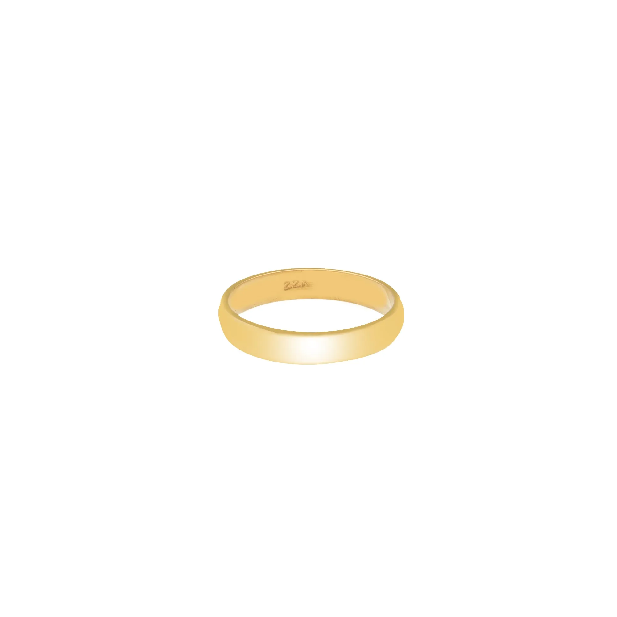 22K Yellow Gold Men's Ring (4gm)