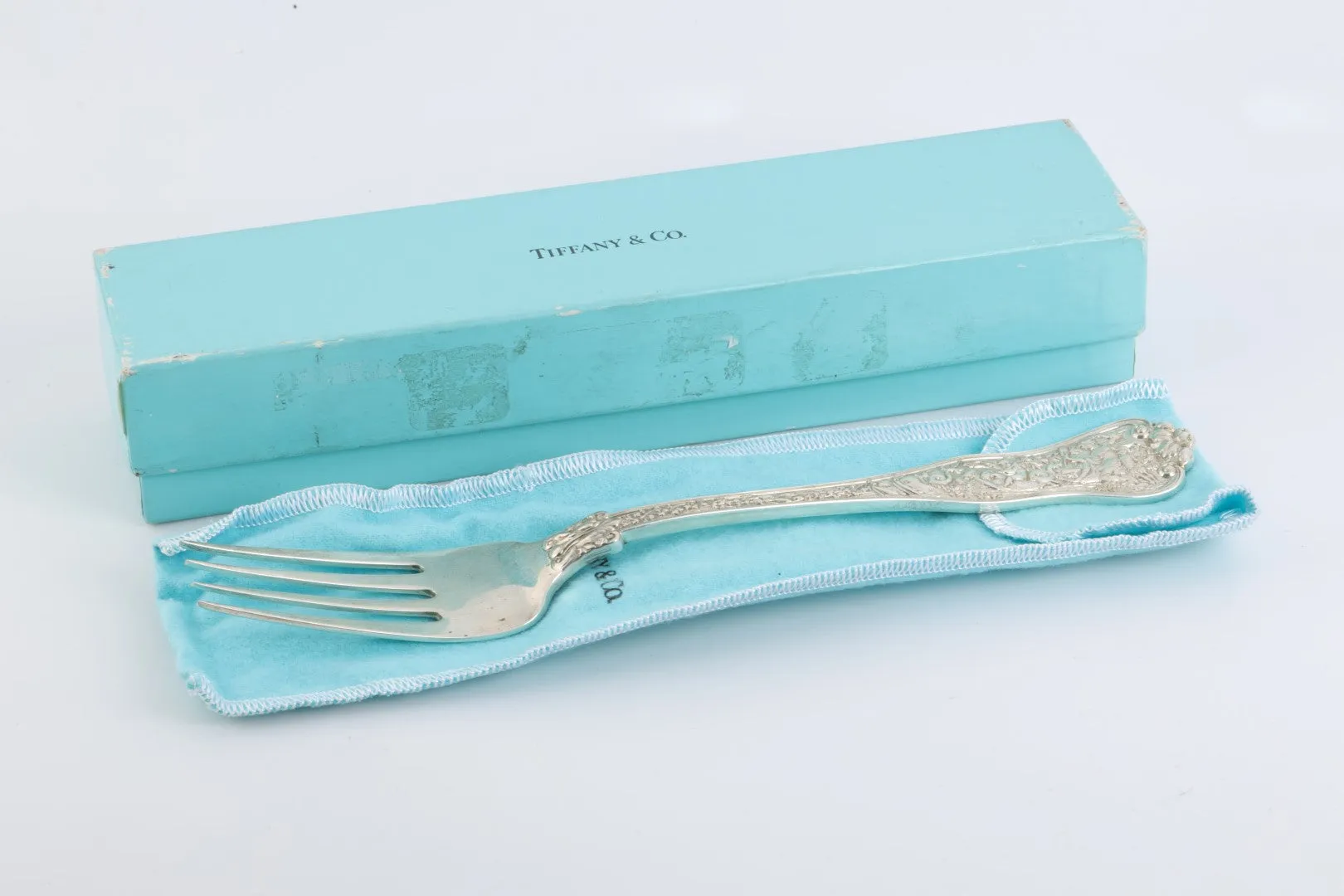 8 5/8" Tiffany & Co. 925 Silver Olympian Serving Fork (97.67g.)