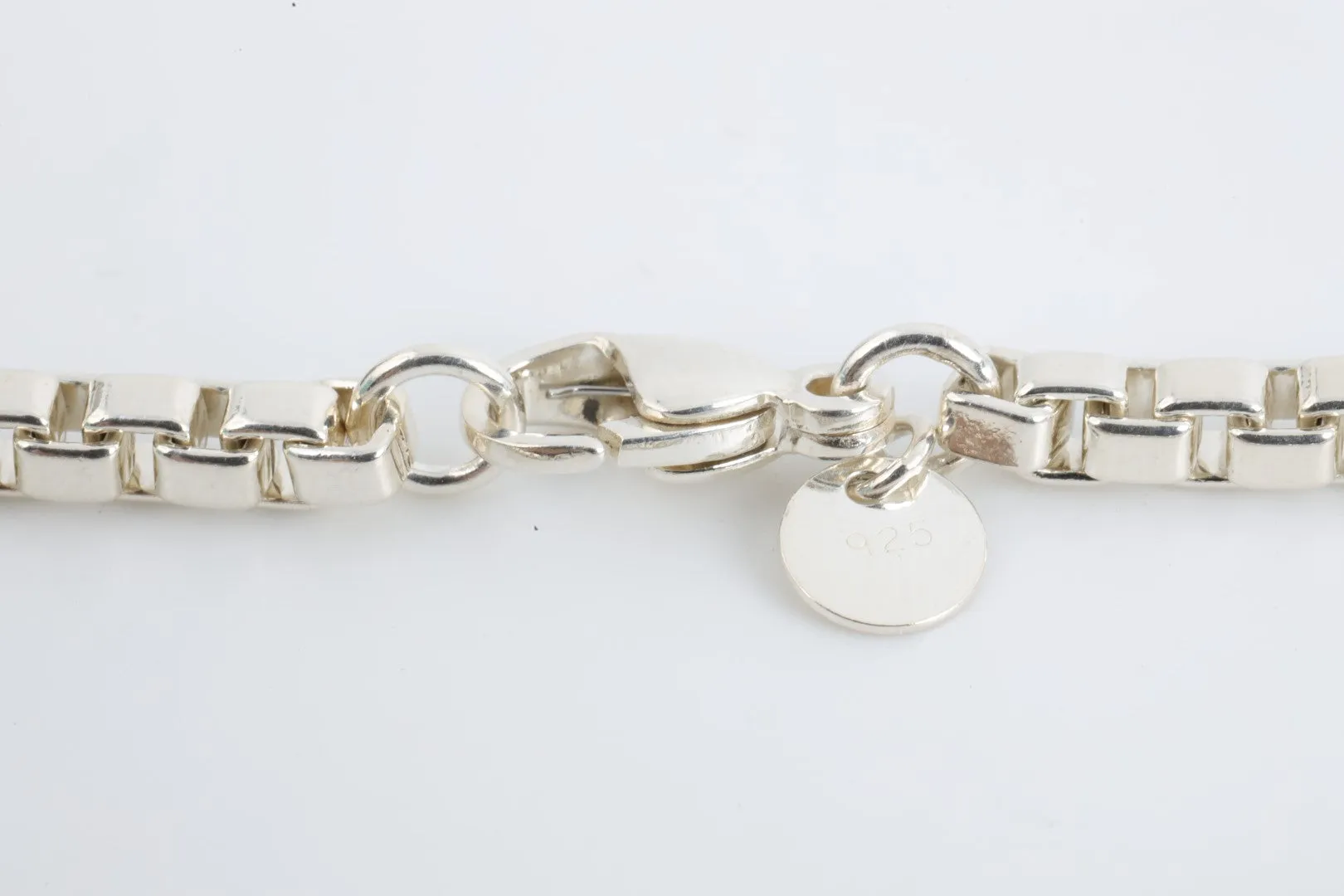 8" Tiffany & Co. 925 Silver Venetian Link Bracelet (16.65g.)