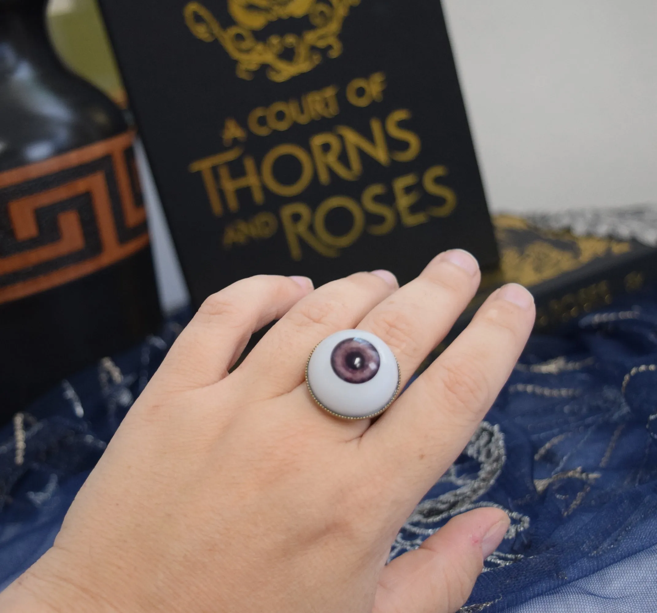 Amarantha's Jurian Eye Ring - Officially Licensed ACOTAR Jewelry