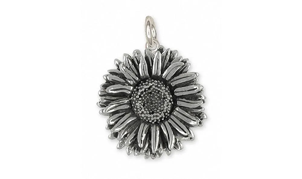 Aster Charm Jewelry Sterling Silver Handmade Flower Charm AST1-C