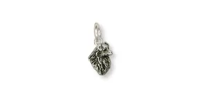 Australian Shepherd Charm Jewelry Sterling Silver Handmade Dog Charm AU13-C