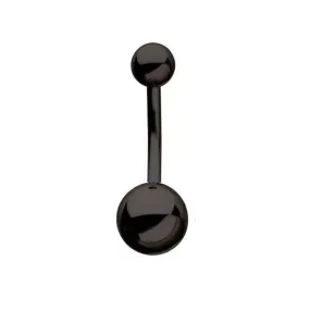 Belly Ring - Black Ball