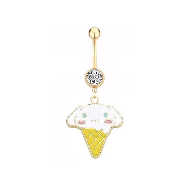 Belly Ring - Cinnamonroll Ice-cream Cone