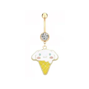 Belly Ring - Cinnamonroll Ice-cream Cone