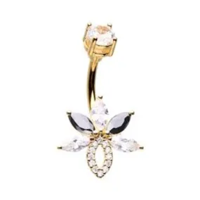 Belly Ring - Cubic Zirconia