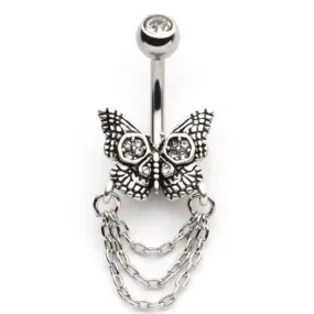 Belly Ring - Death Moth