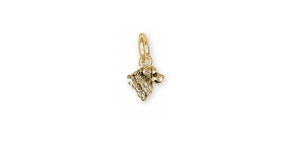 Bernese Mountain Dog Charm Jewelry 14k Gold Handmade Dog Charm BMD32XH-CG