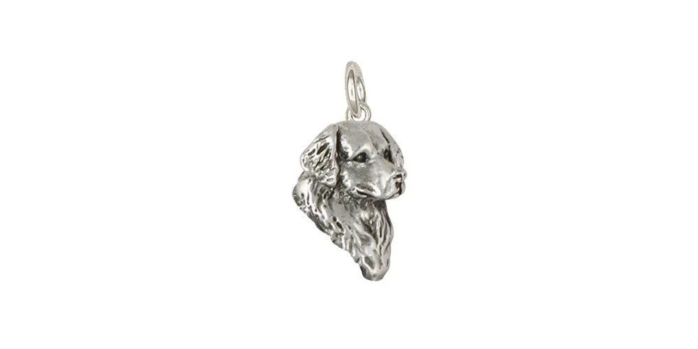 Bernese Mountain Dog Charm Jewelry Sterling Silver Handmade Dog Charm BMD1H-C