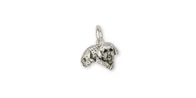 Bichon Frise Charm Jewelry Sterling Silver Handmade Dog Charm BF11-C