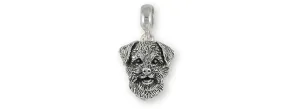 Border Terrier Jewelry Sterling Silver Handmade Border Terrier Charm Slide This Charm Will Fit A Pandora® Slide Bracelet BDT-PNS