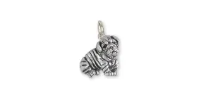 Bulldog Charm Jewelry Sterling Silver Handmade Dog Charm BD28-C