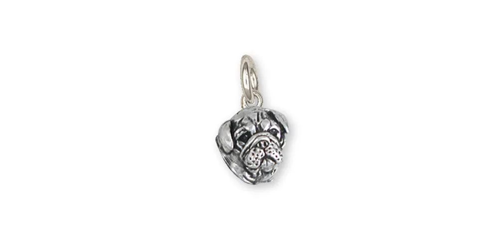 Bulldog Charm Jewelry Sterling Silver Handmade Dog Charm BD28H-C