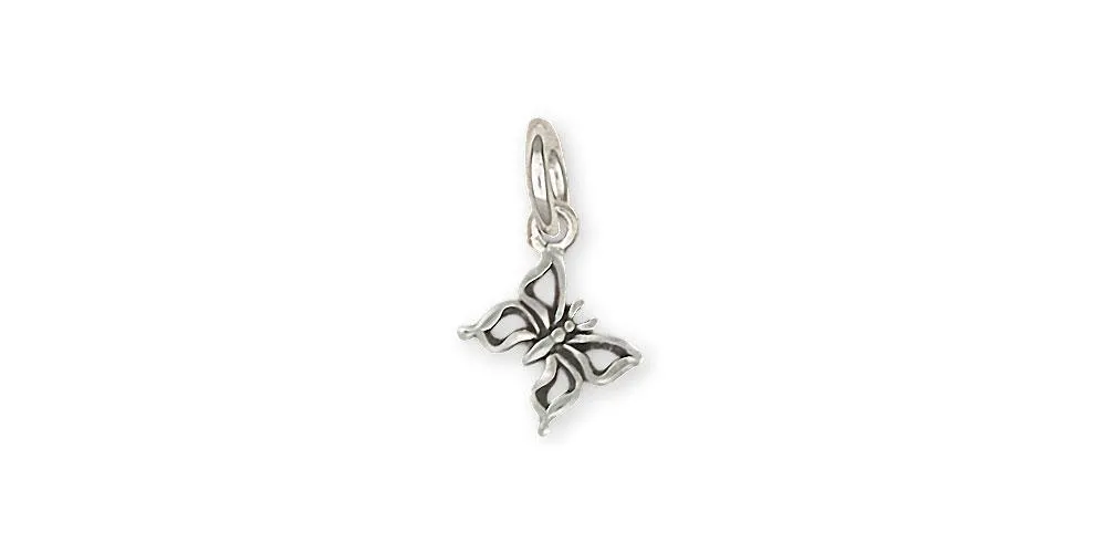 Butterfly Charm Jewelry Sterling Silver Handmade Butterfly Charm SWB-C