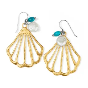 Calypso Shell French Wire Earrings