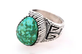 Daniel Benally Sonoran Gold Turquoise Ring