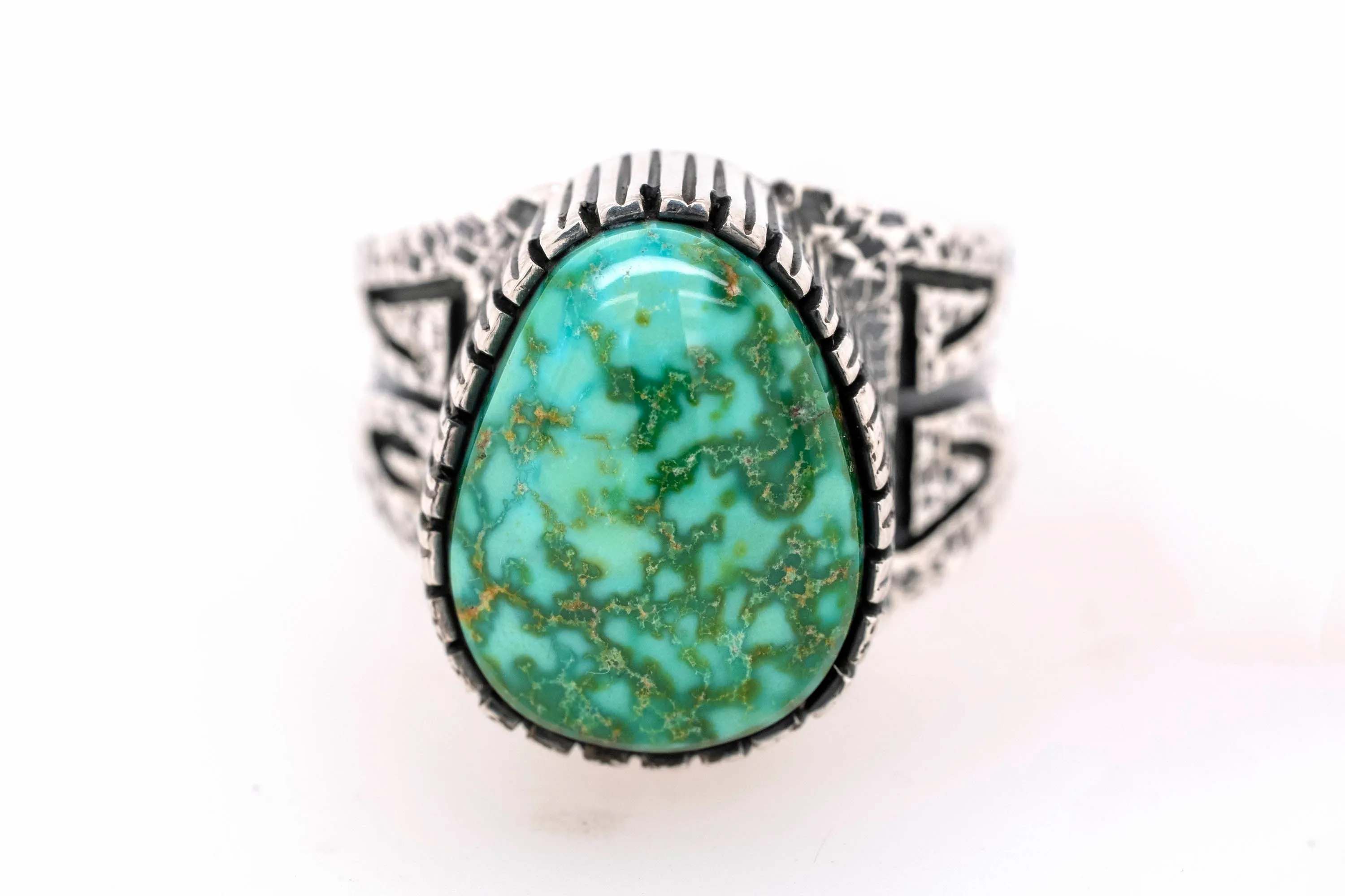 Daniel Benally Sonoran Gold Turquoise Ring