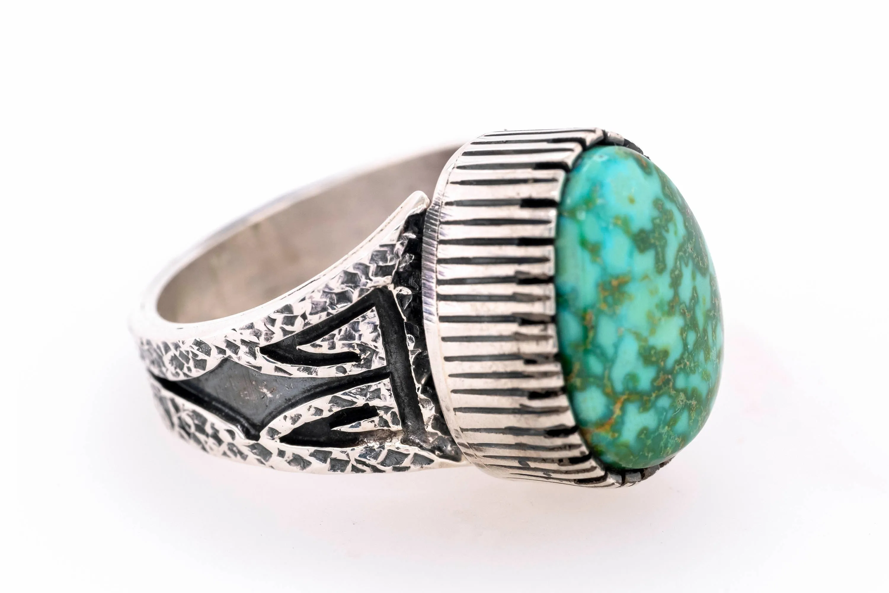 Daniel Benally Sonoran Gold Turquoise Ring