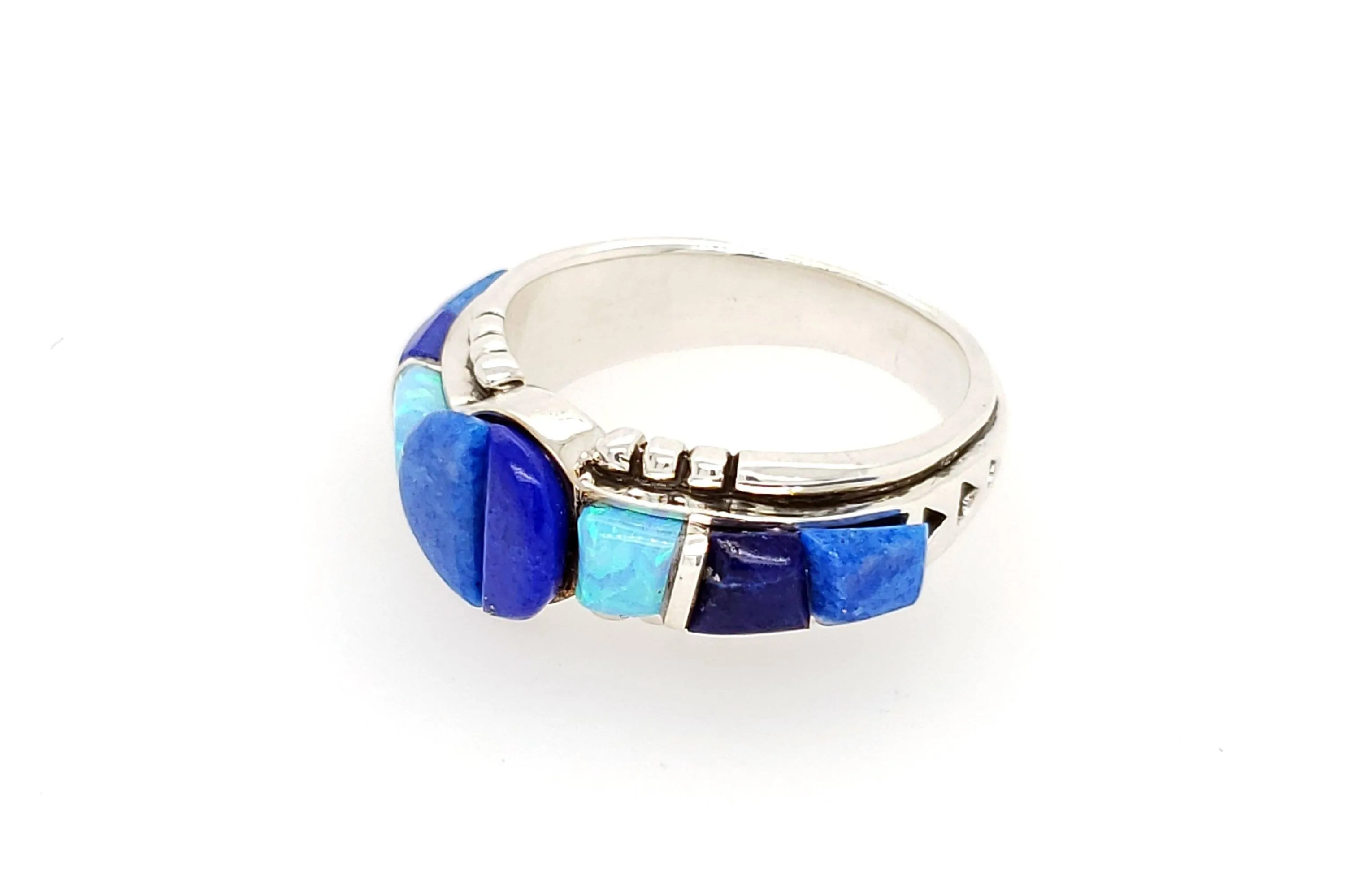 David Rosales Blue Sky Lapis Ring