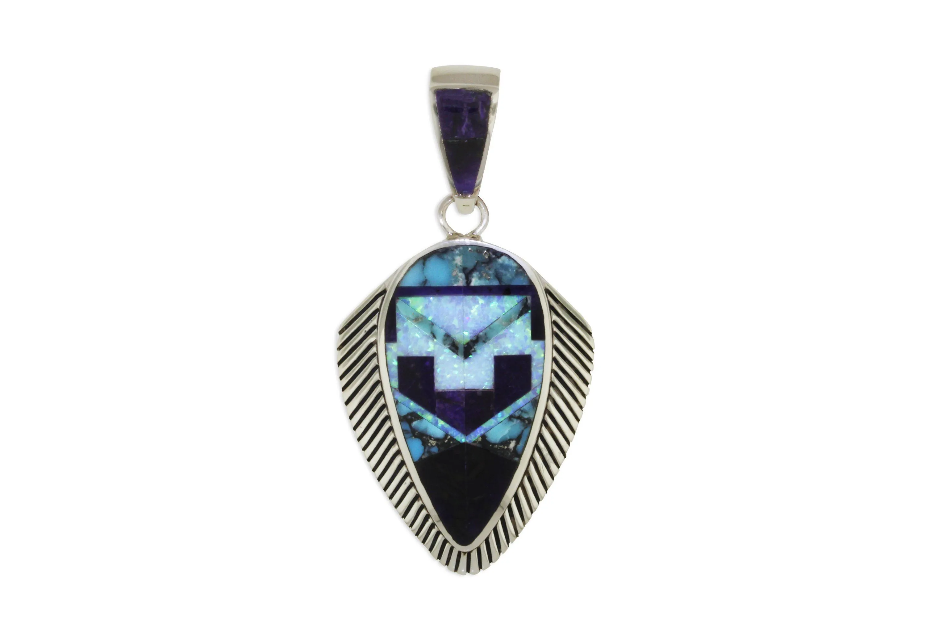 David Rosales Fancy Shalako Arrow Pendant