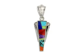 David Rosales Indian Summer Inlaid Pendant