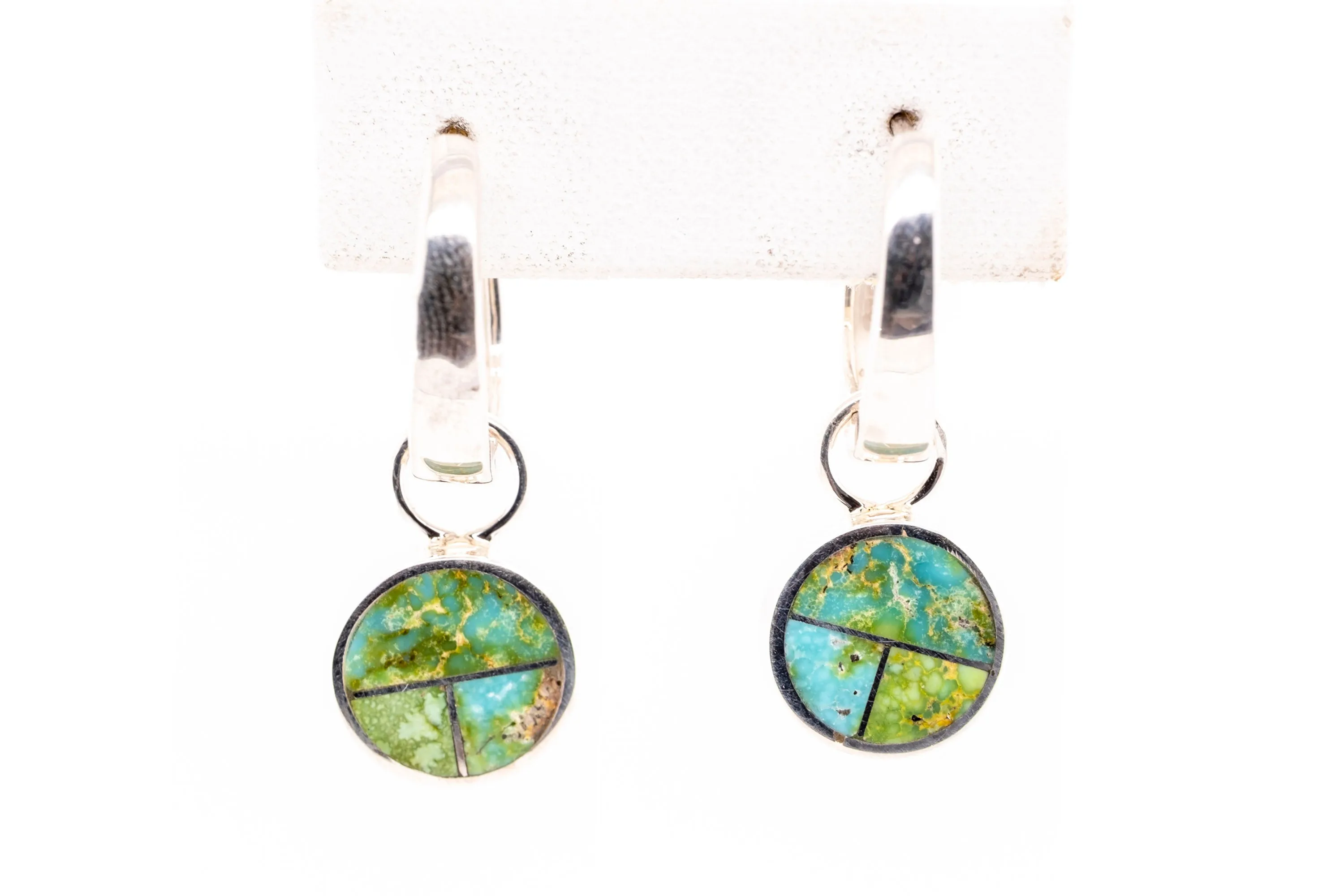 David Rosales Reversible Sonoran Turquoise Earrings