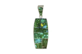 David Rosales Sonoran Gold Turquoise Pendant