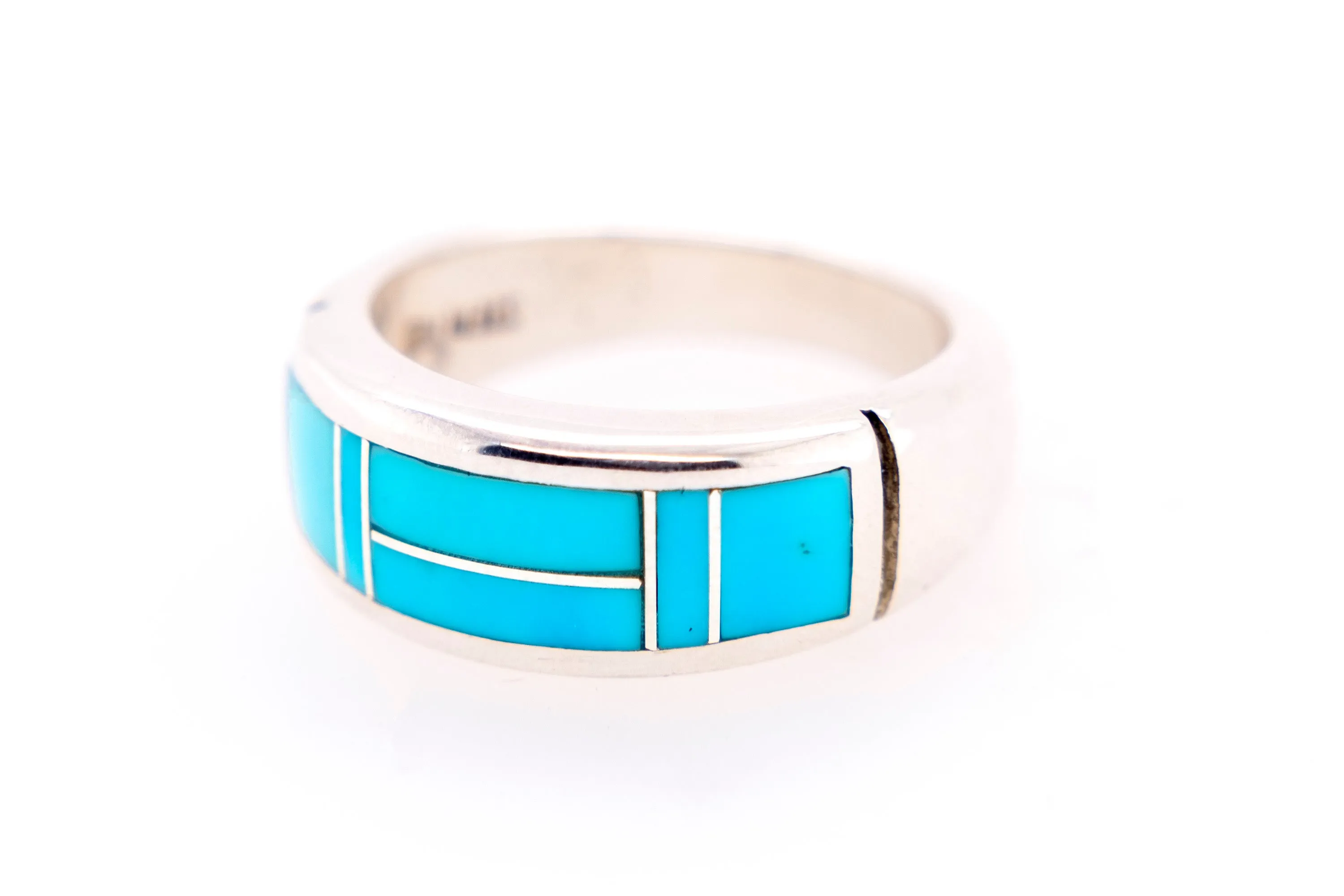 David Rosales Turquoise Band Ring