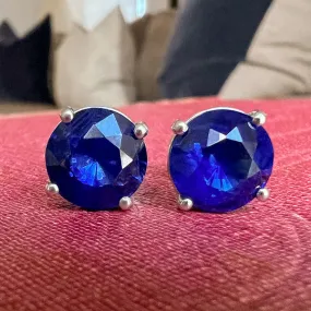 Estate Tiffany & Co. Sapphire Stud Earrings