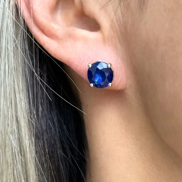 Estate Tiffany & Co. Sapphire Stud Earrings