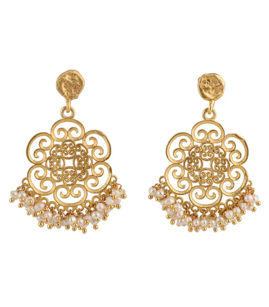 Gold Blossom Earrings