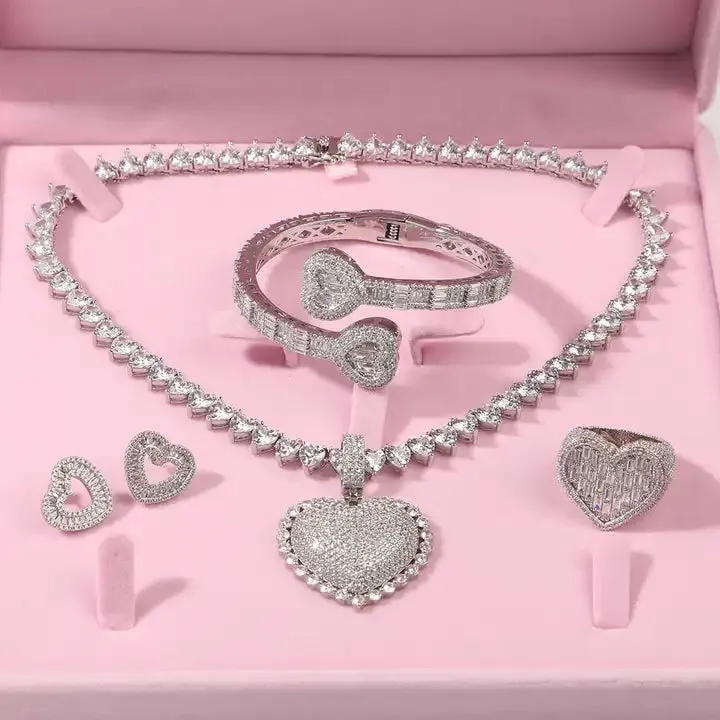 Heart Jewelry Set