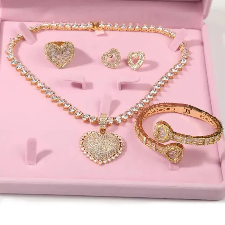 Heart Jewelry Set