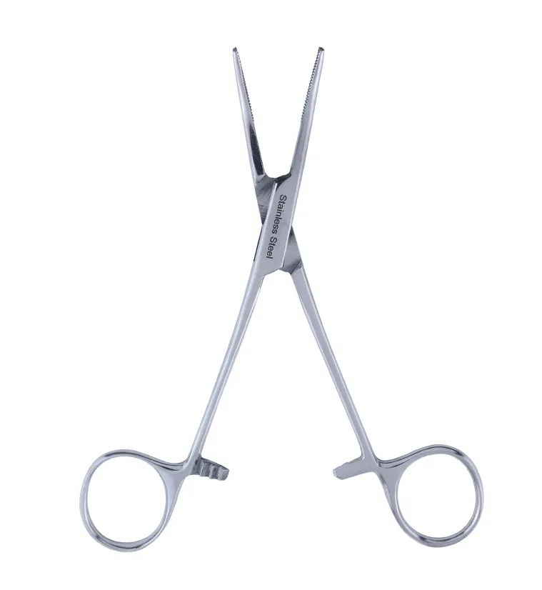 Hemostatic Curved Kelly Stainless Steel Forceps