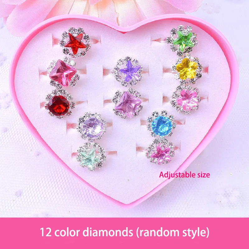 Korean Jewelry Children's Resin Ring