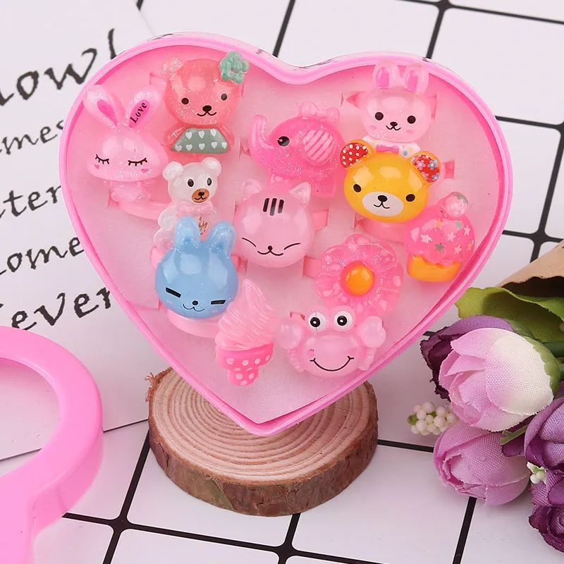 Korean Jewelry Children's Resin Ring