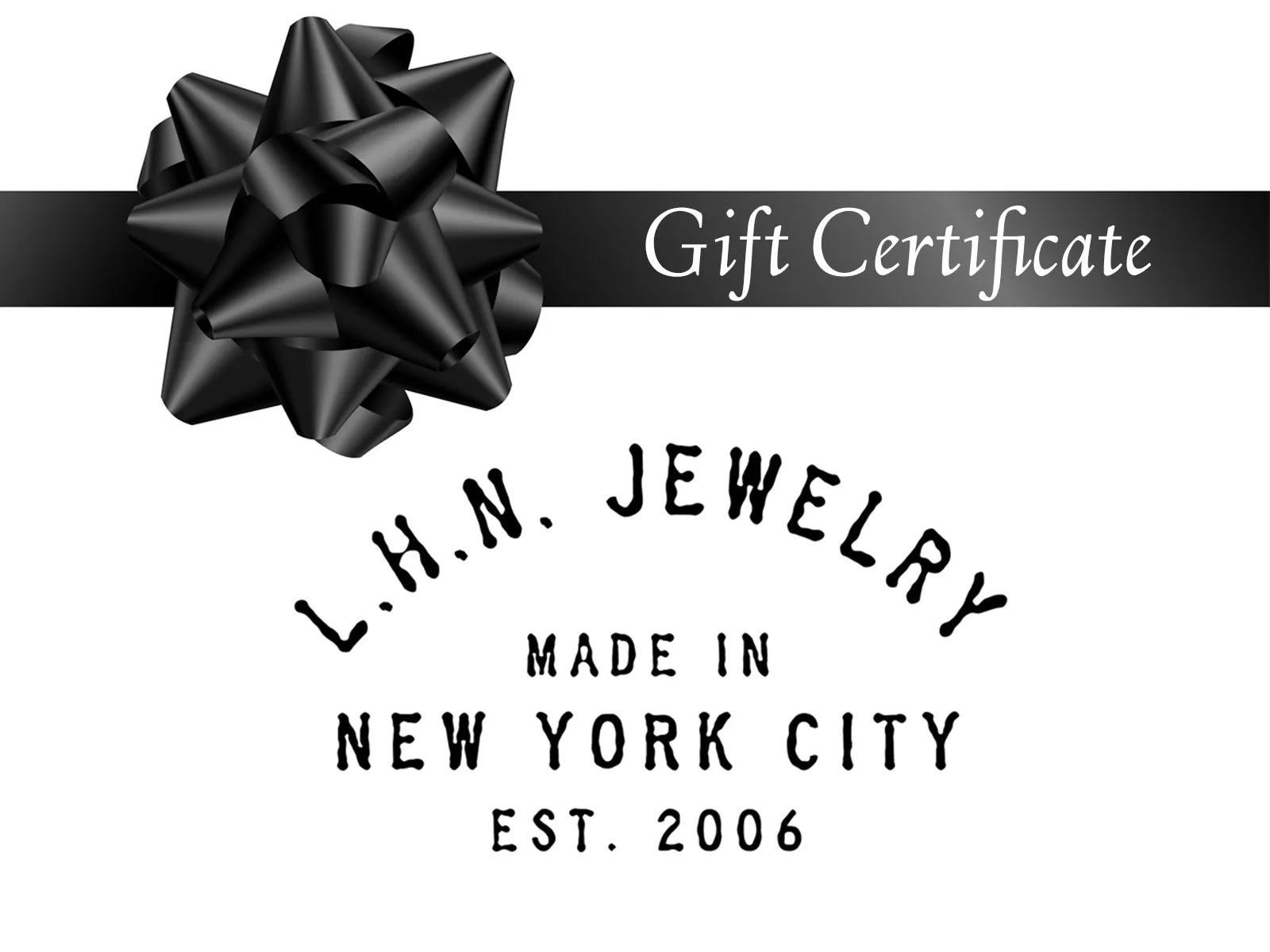 LHN Jewelry Gift Card