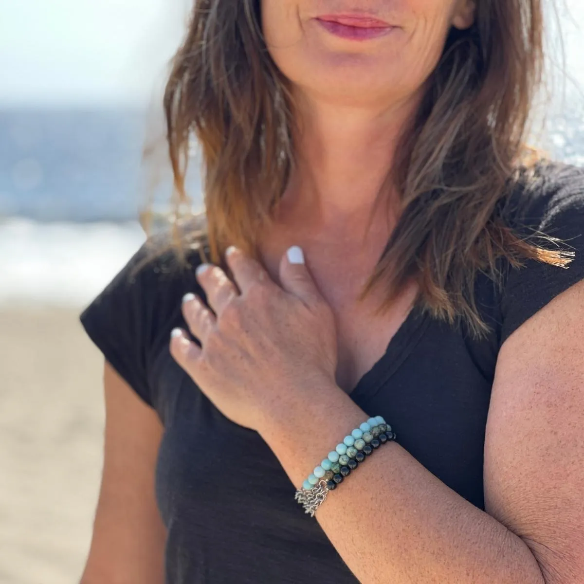 Neptunic SharkSuit Bracelet Stack - Sustainable Fashion for Ocean Lovers