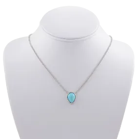 Pear Turquoise Necklace