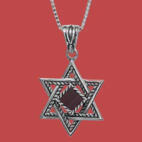 Pendant Nano Sim Old Hebrew Bible / Silver - Star of David