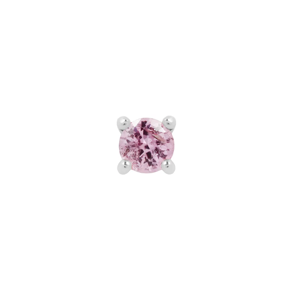 Pink Sapphire Prong