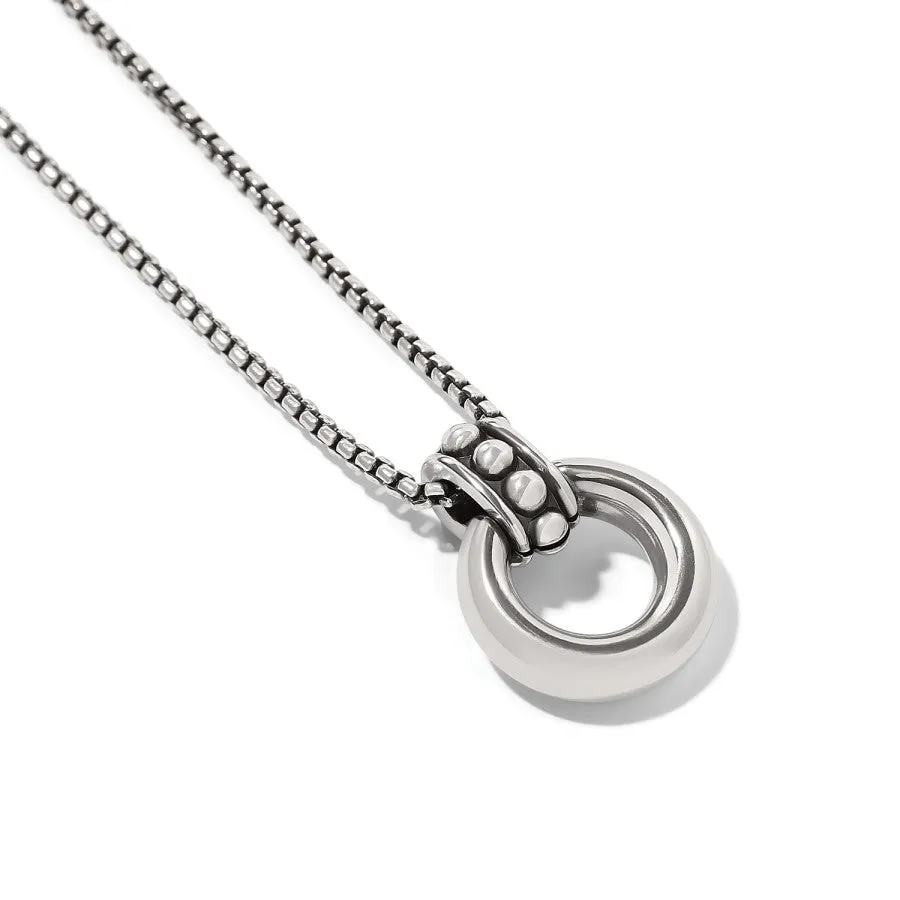 Pretty Tough Stud Ring Necklace