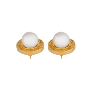 QED Pearl Earrings GOLD