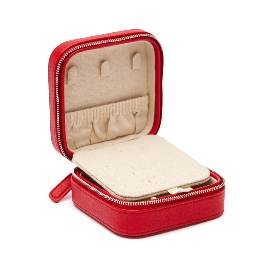 Red Travel Jewelry Case