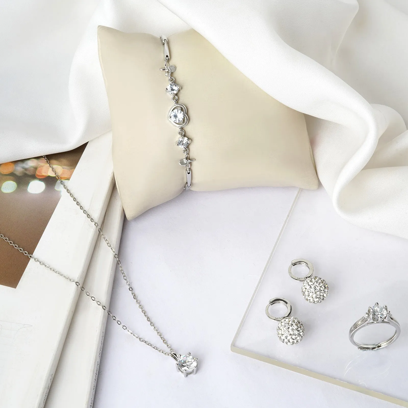 Silver Fairytale Jewelry Set