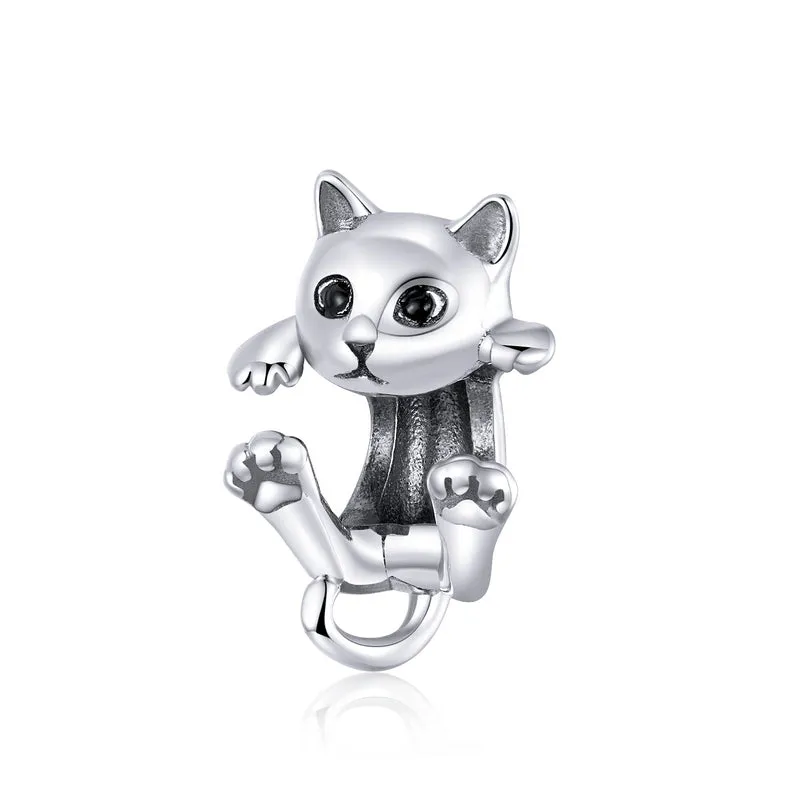 Sterling Silver Zircon Jewelry Charm