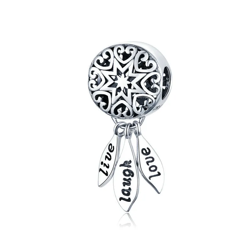 Sterling Silver Zircon Jewelry Charm