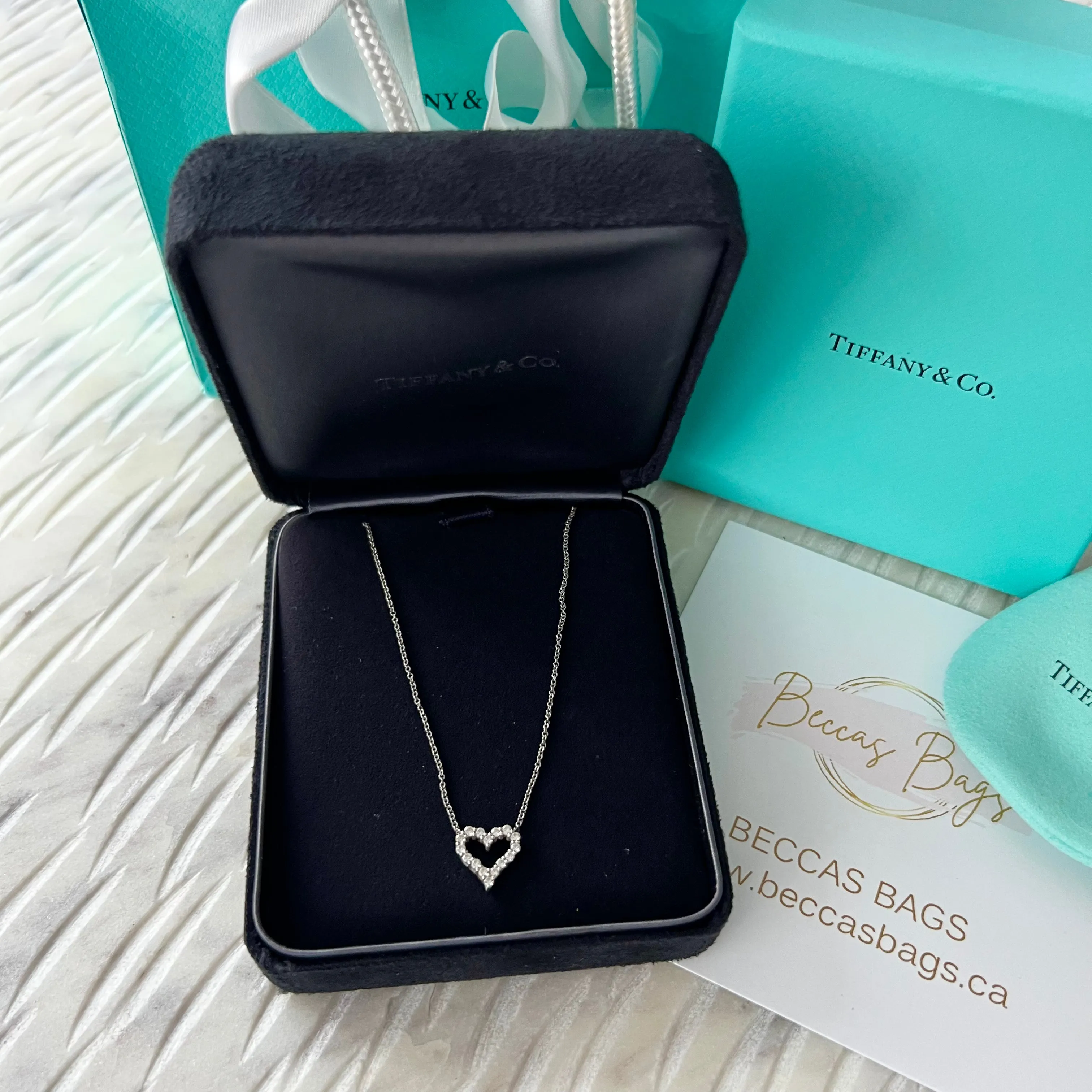 Tiffany & Co Hearts Pendant Necklace